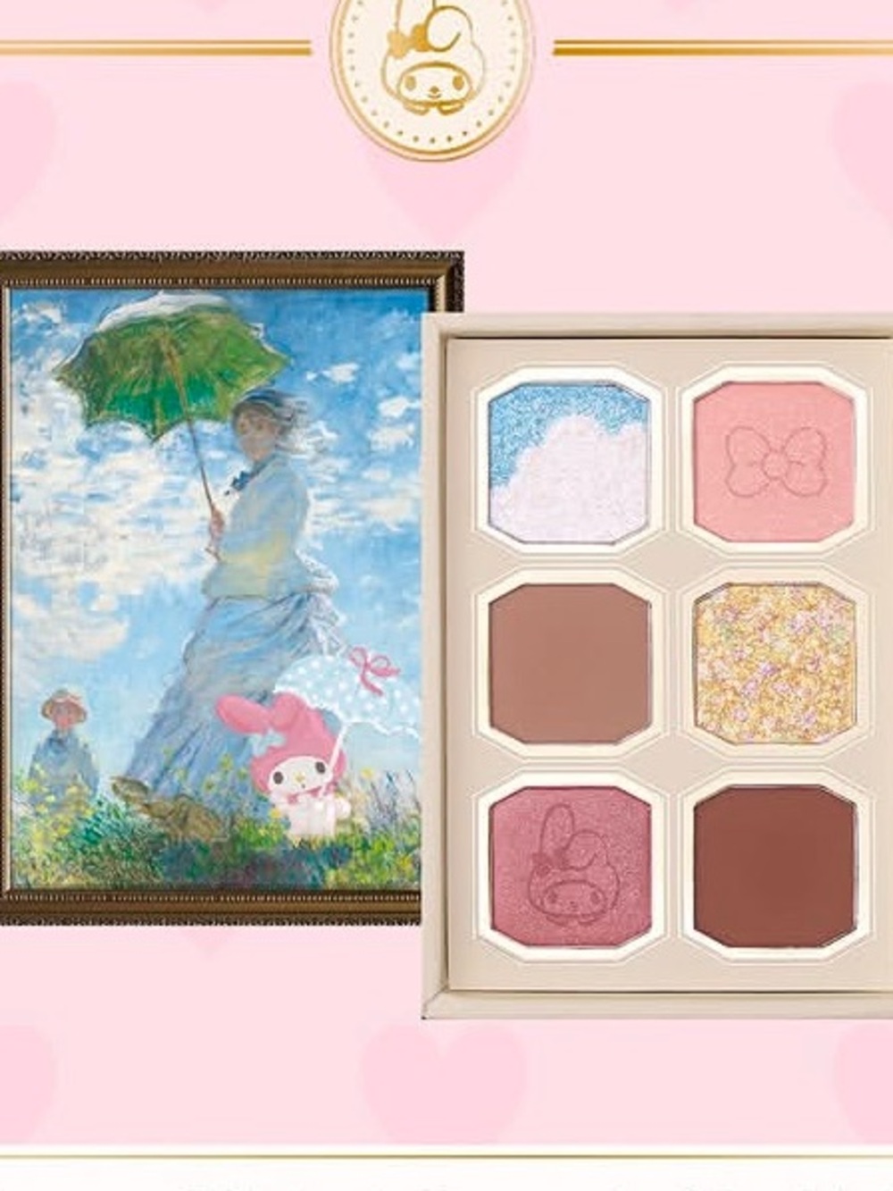 Millefee x My Melody Woman With A Parasol Eyeshadow Palette